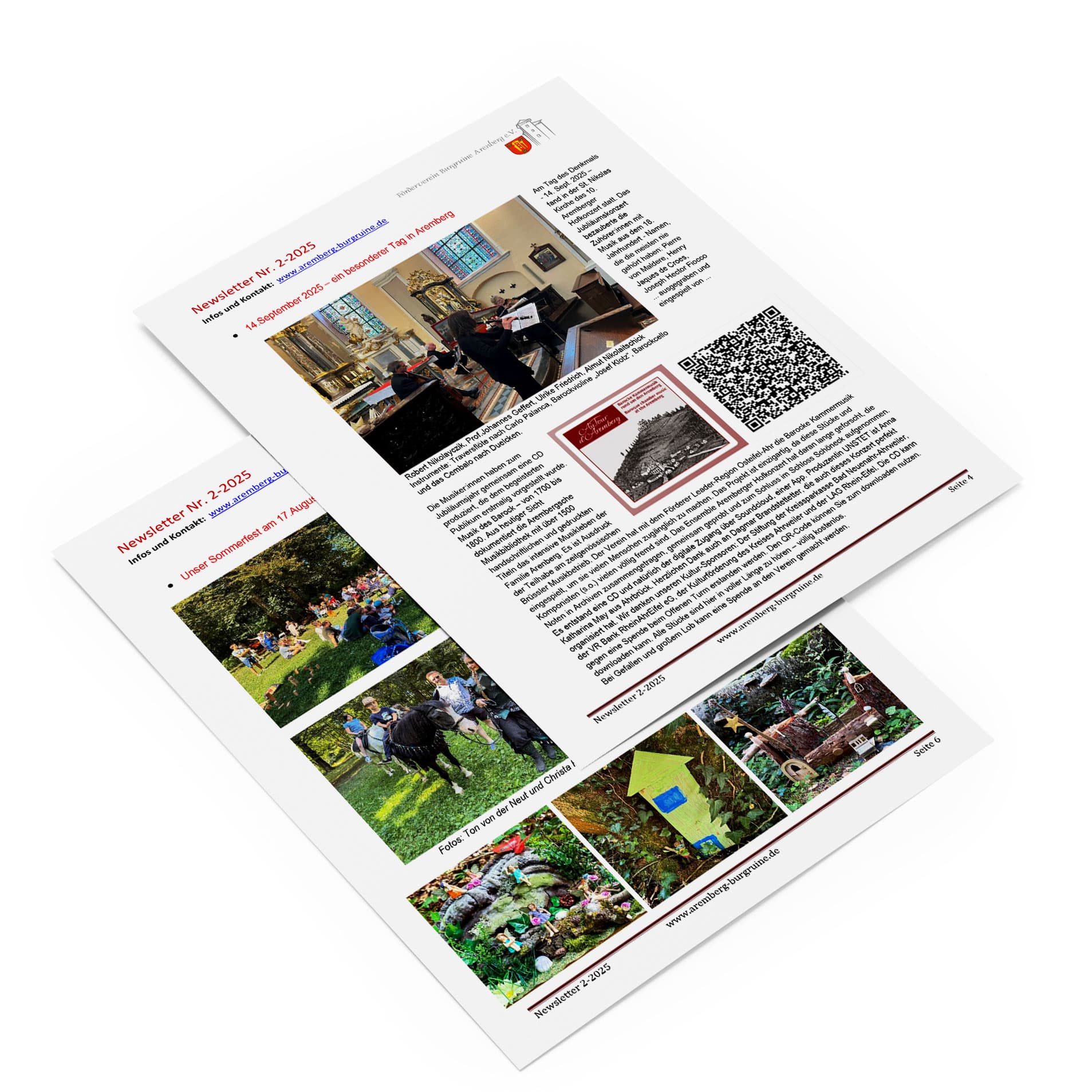 Förderverein Burgruine Arenberg e.V. : Newsletter